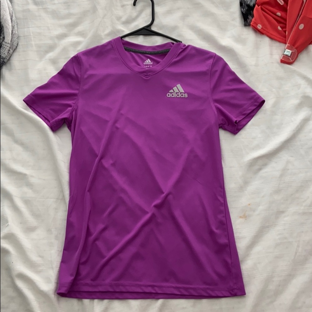 Teens/girls Purple Adidas sport shirt
